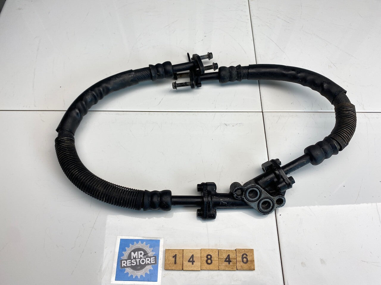 Kawasaki ZXR750 1990 Oil Hoses & Junction 51044-1124 51044-1125