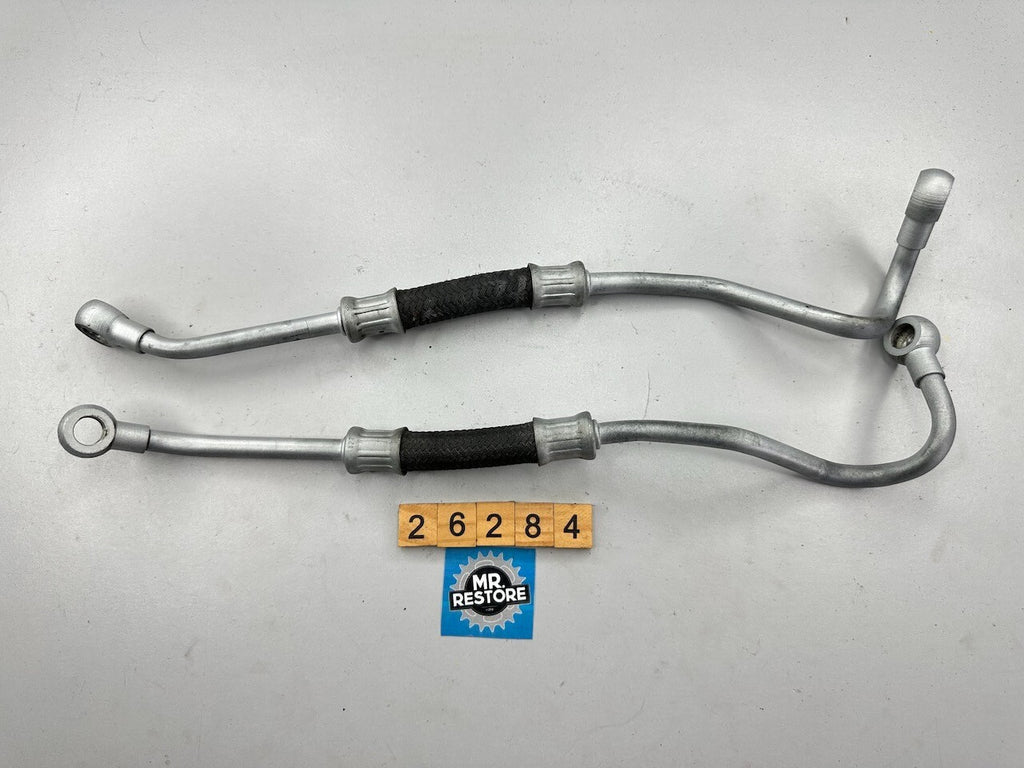 Yamaha FZR1000 '87-88' Oil Cooler Hose Line Pipes (Pair) 2GH-13464  2GH-13465