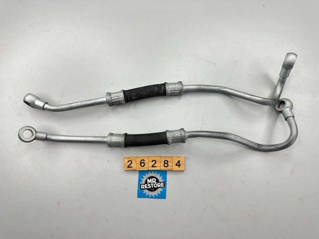 Yamaha FZR1000 '87-88' Oil Cooler Hose Line Pipes (Pair) 2GH-13464  2GH-13465