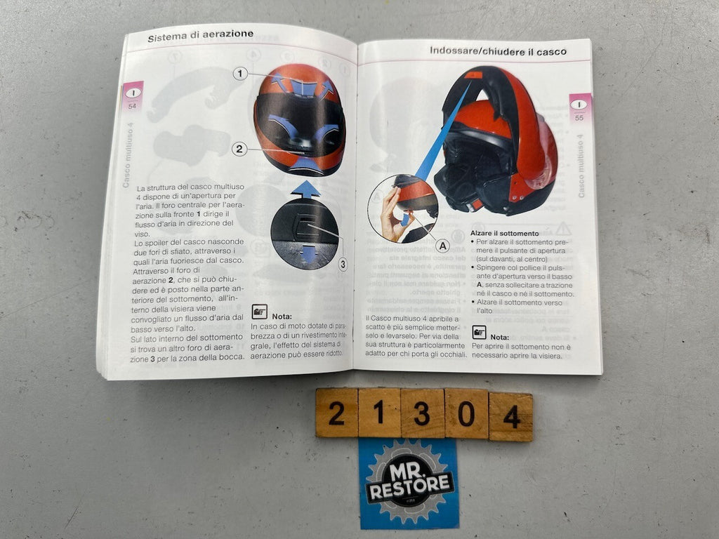 BMW Systemhelm 4 Helmet Owners Manual