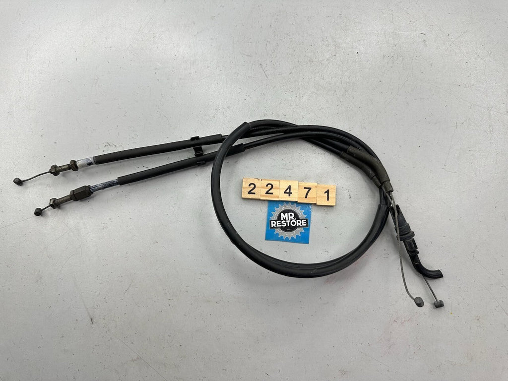 Kawasaki GPZ1000RX ZX1000 1986-88 OEM Throttle Cables 54012-1295  54012-1296