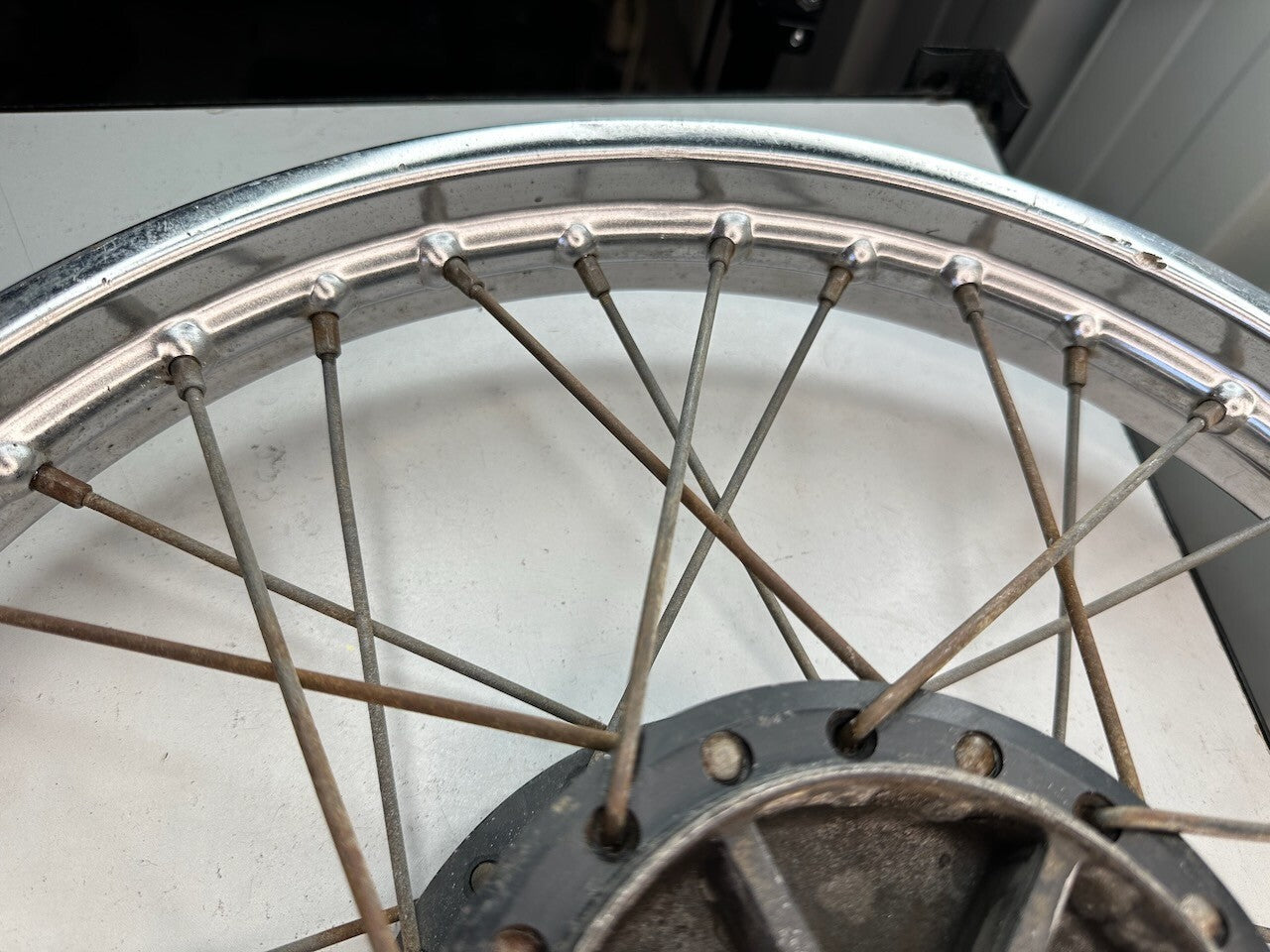 Suzuki TS125 1.60 x 18" OEM Takasago Rear Wheel