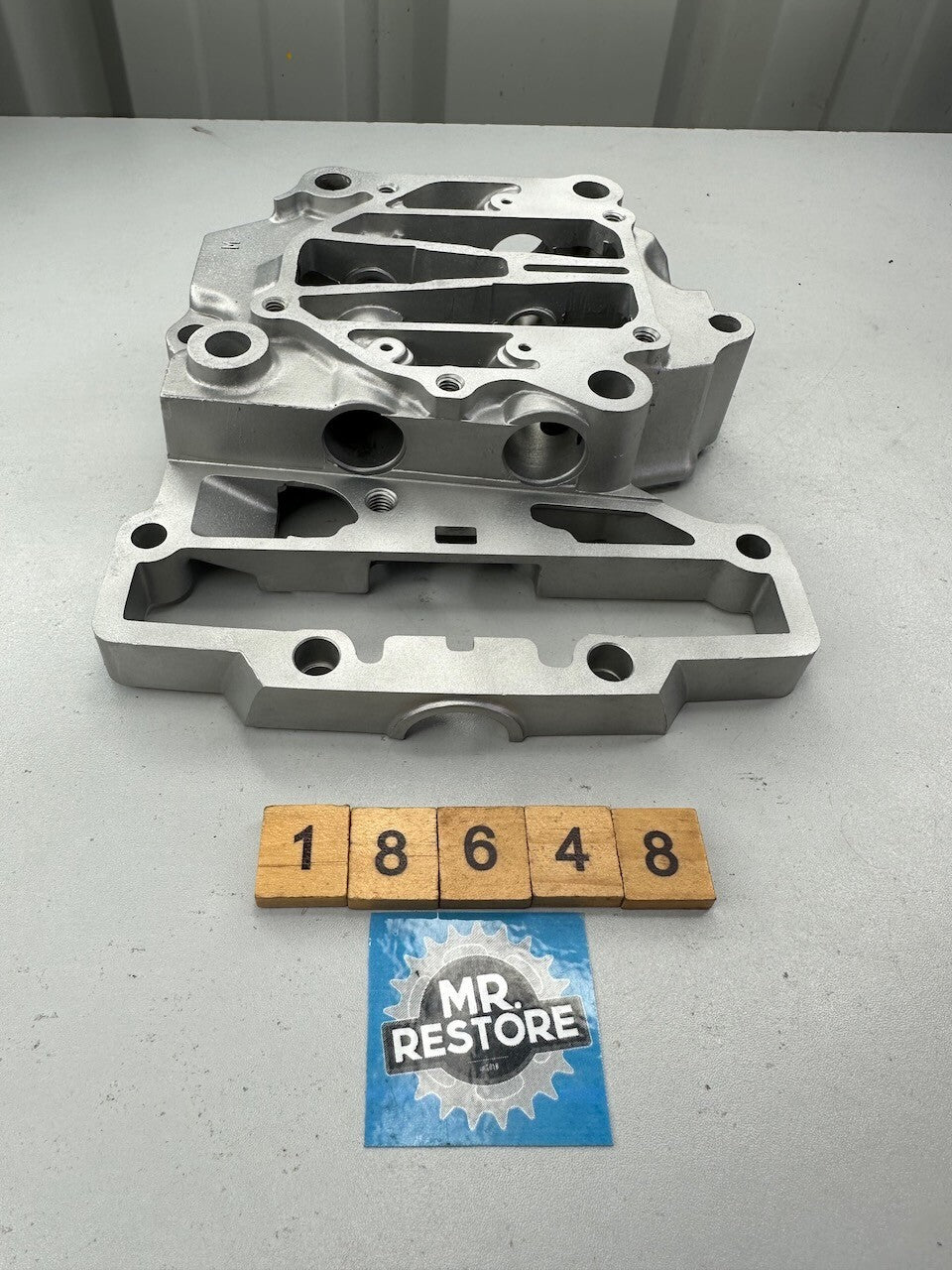 Honda XLV750R Cylinder Head Cover - Vapour Blasted