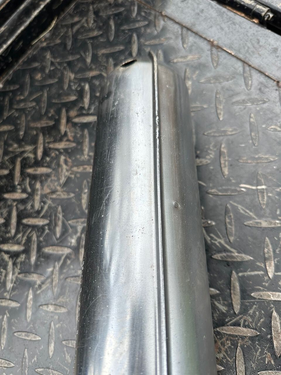 Suzuki GT250 L/H Exhaust Pipe Silencer Muffler & Baffle