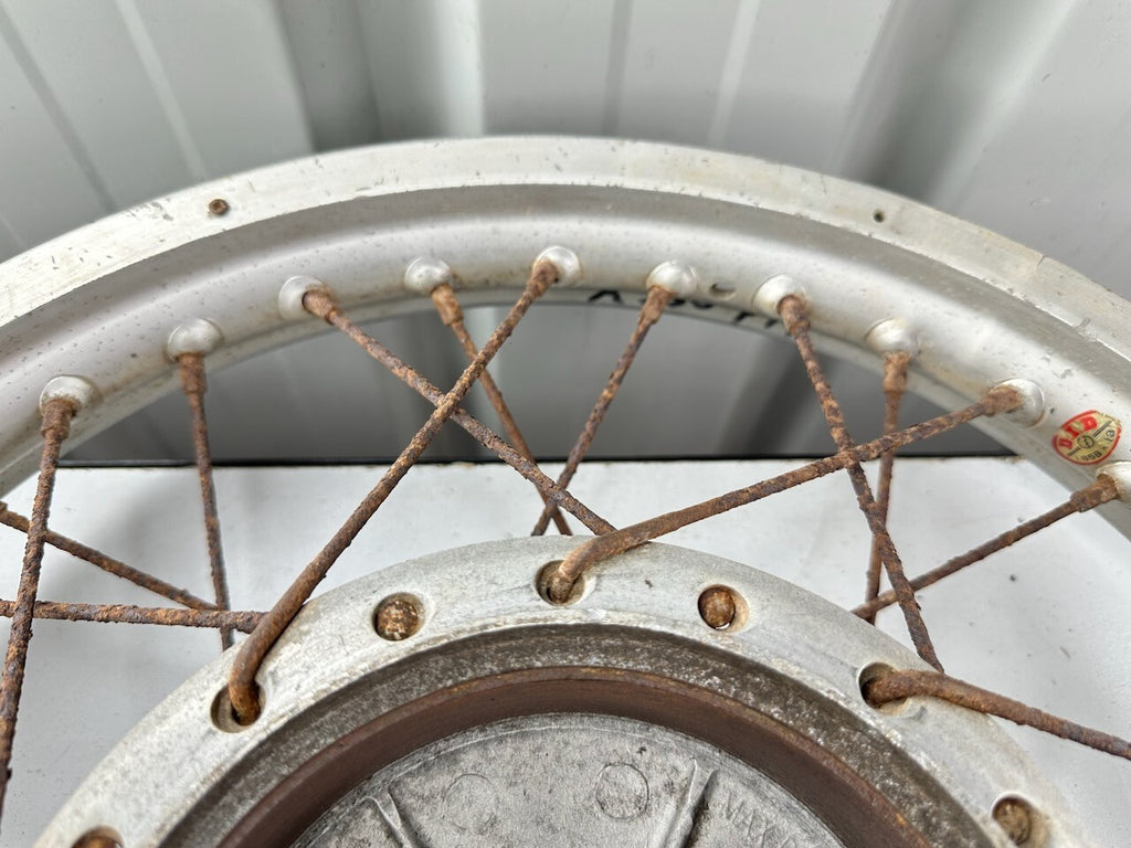 Kawasaki Vintage Motorcycle Dirt Rear Wheel (K250 F-II ?) OEM D.I.D 18x1.85