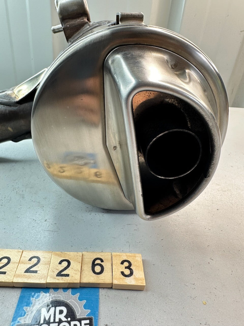 BMW G650GS 2010-15 Right Exhaust Muffler 18127728066  18127728050