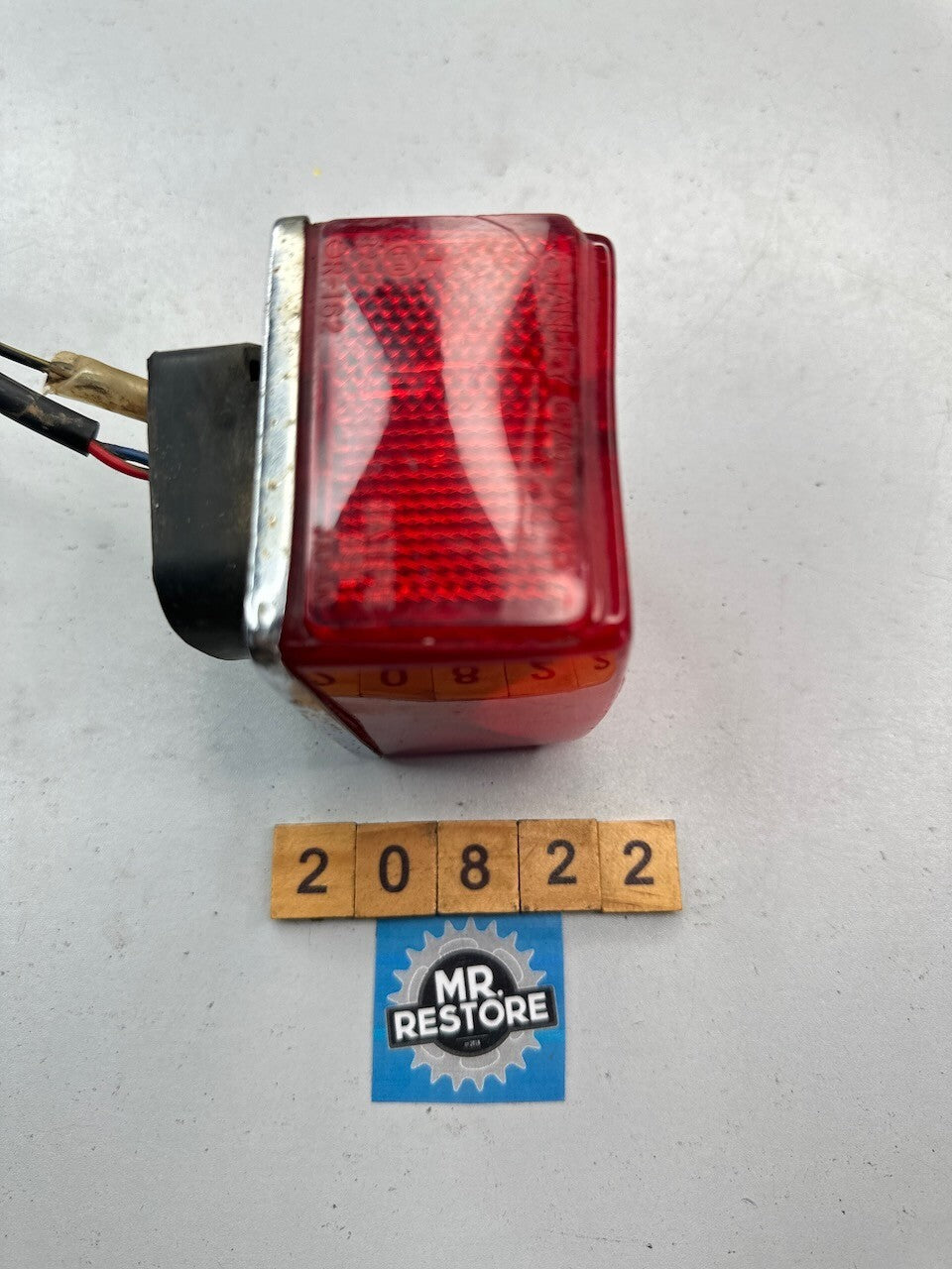Kawasaki Z250 KZ250 Taillight Rear Light & Rubber Mount (tested) 23025-1033