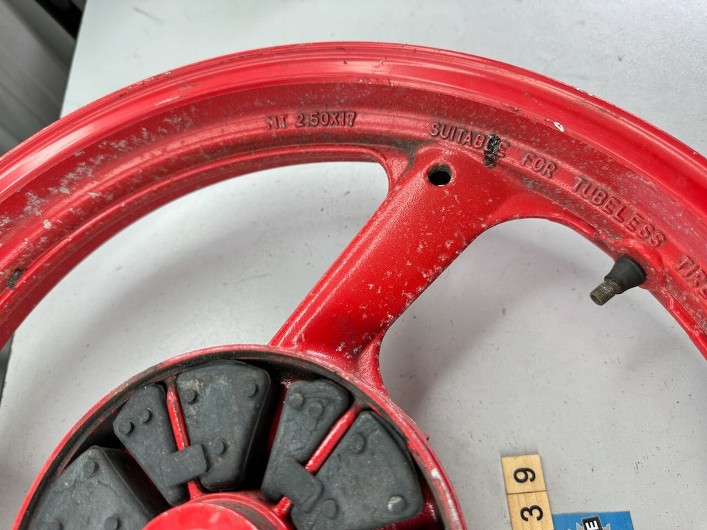 Yamaha TZR250 1KT 2MA FZR250 2KR Rear Wheel & Cush Rubbers 17 x 2.50 (R-46)