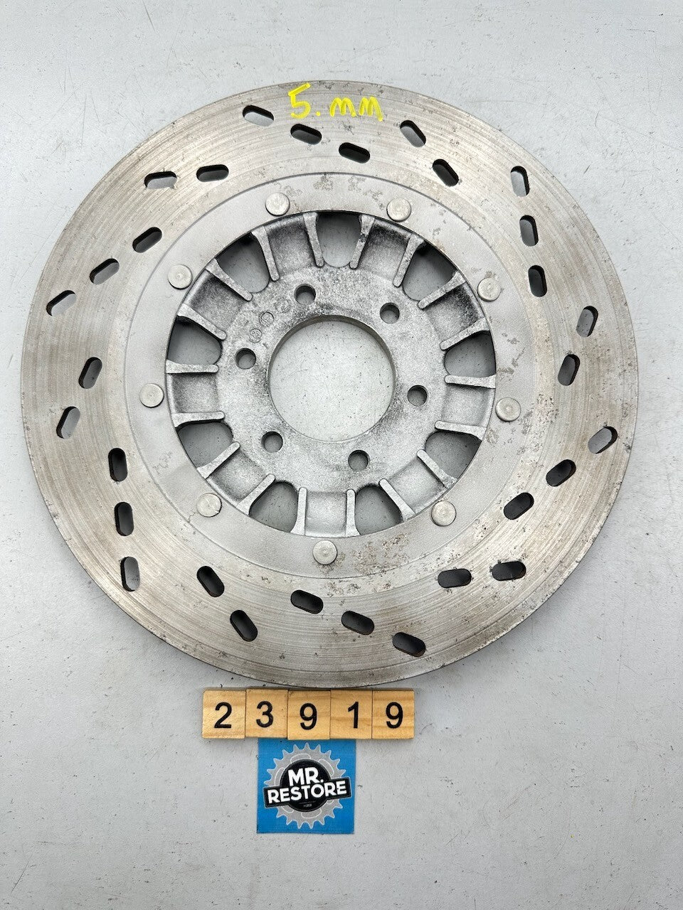 Suzuki RG250 OEM Right Hand Front Brake Disc With 5mm Remaining