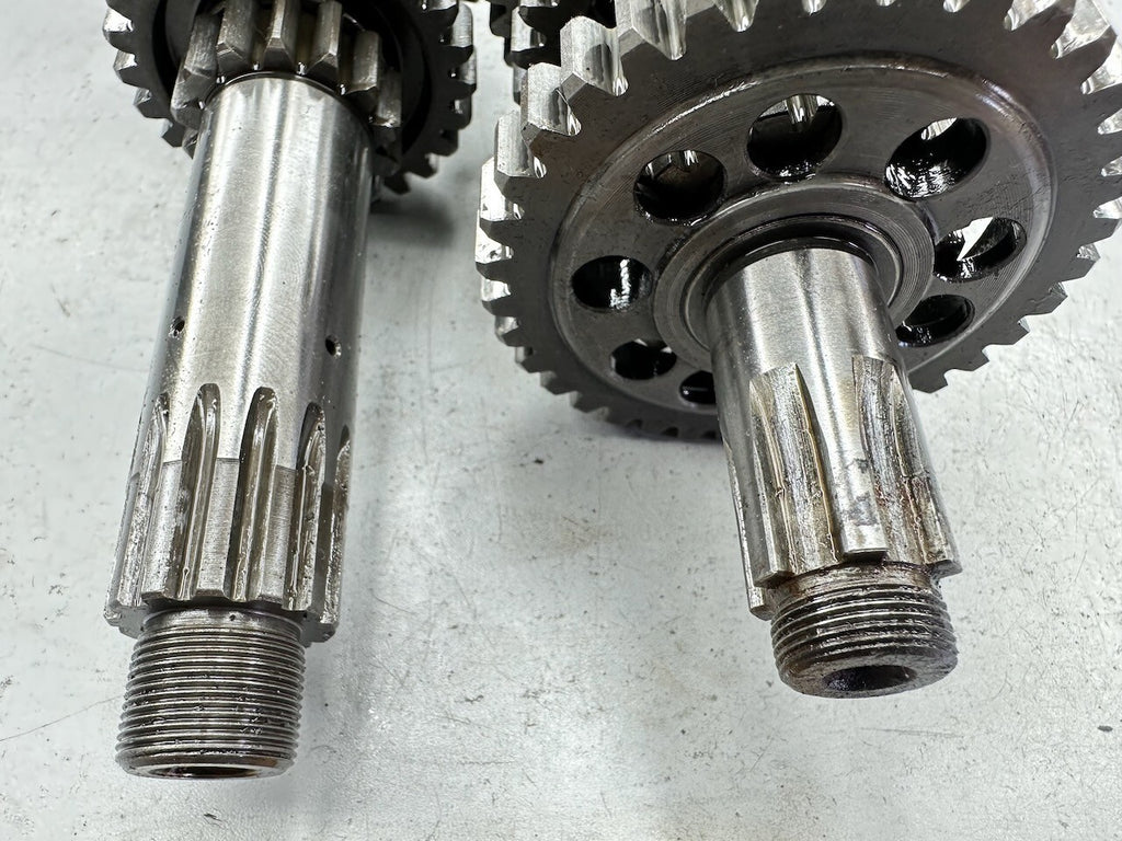 Yamaha TY250 A 1974 Transmission Gears & Shafts 434-17411  434-17421