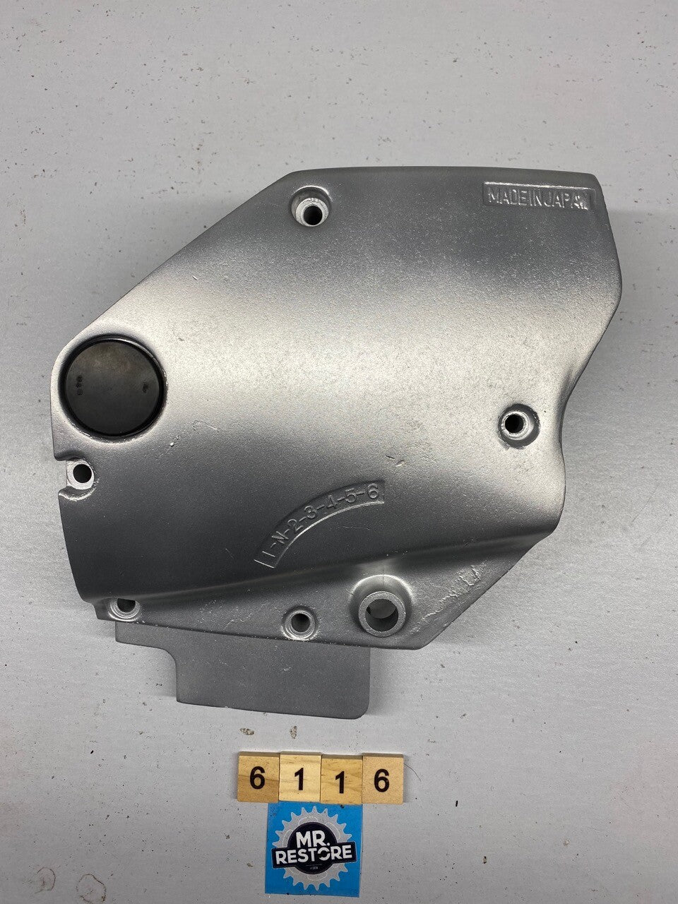 Yamaha XS 250 XS 400 Side Case & Clutch Worm Drive - Vapour Blasted
