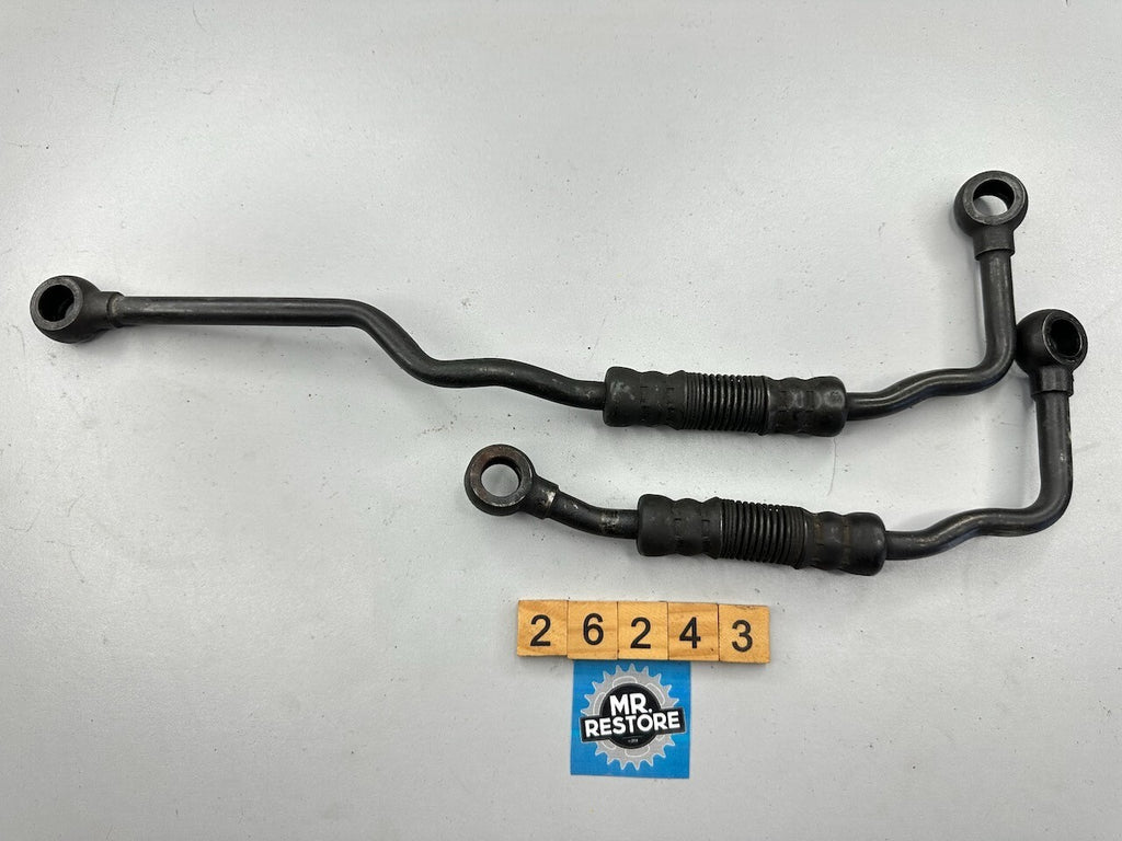 Kawasaki ZX1000 ZX-10 '88-90' Pair of Oil Cooler Hose Line Pipes
