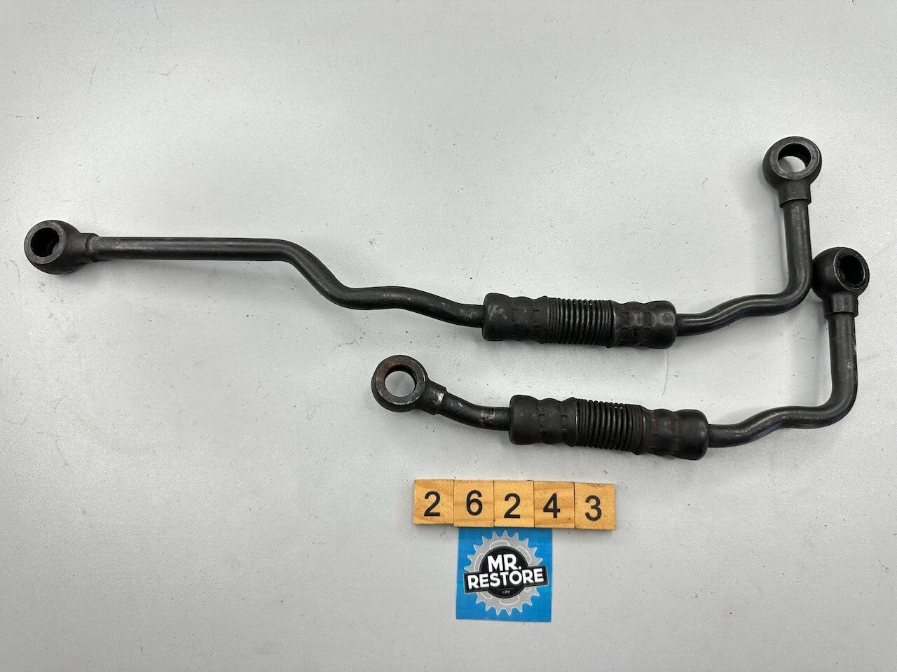 Kawasaki ZX1000 ZX-10 '88-90' Pair of Oil Cooler Hose Line Pipes
