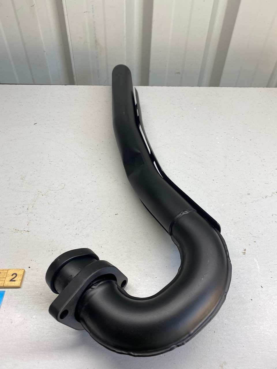 Kawasaki KL600R Exhaust Header & Guard - Painted Stainless Steel KHI E014 - OEM