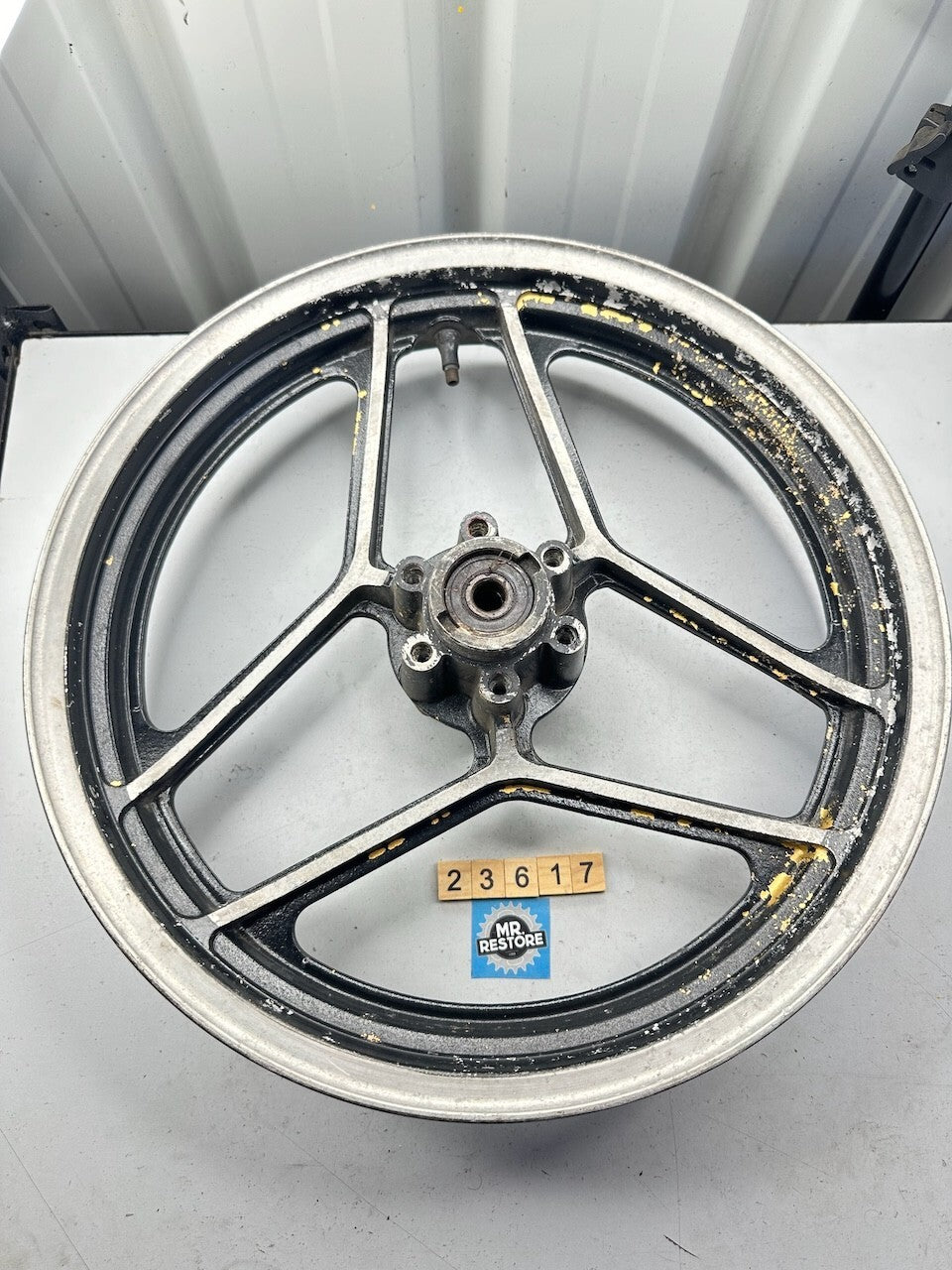 Suzuki Vintage Front Alloy Wheel (GS ? GSX? GSXR ?) 16x2.50 (Dated March 1984)