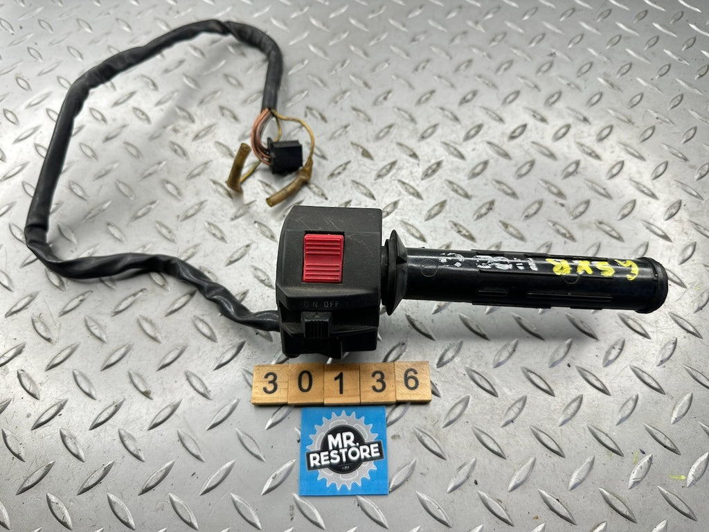 Suzuki GSXR1100 86-88 Right Hand Handlebar Switch Block & Throttle