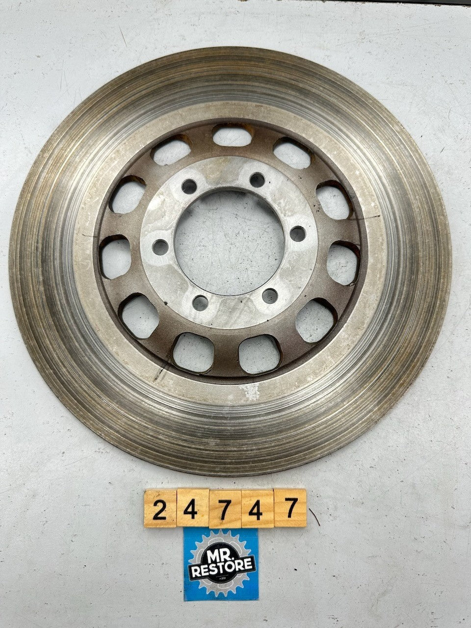 Yamaha RD350LC RD250LC RD400F (Front) SR500 1978-79 OEM (Rear) Brake Disc @4.89m