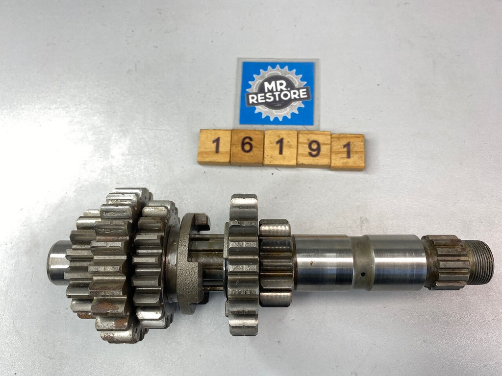 Yamaha XT600 XT500 XTZ660 Tenere Main Axle Sub Assy. & Gears 3YF-17401