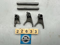 Kawasaki KX80 KX60 KDX80 Gear Shift Fork Set 13140-1060 13140-1061 49047-1009