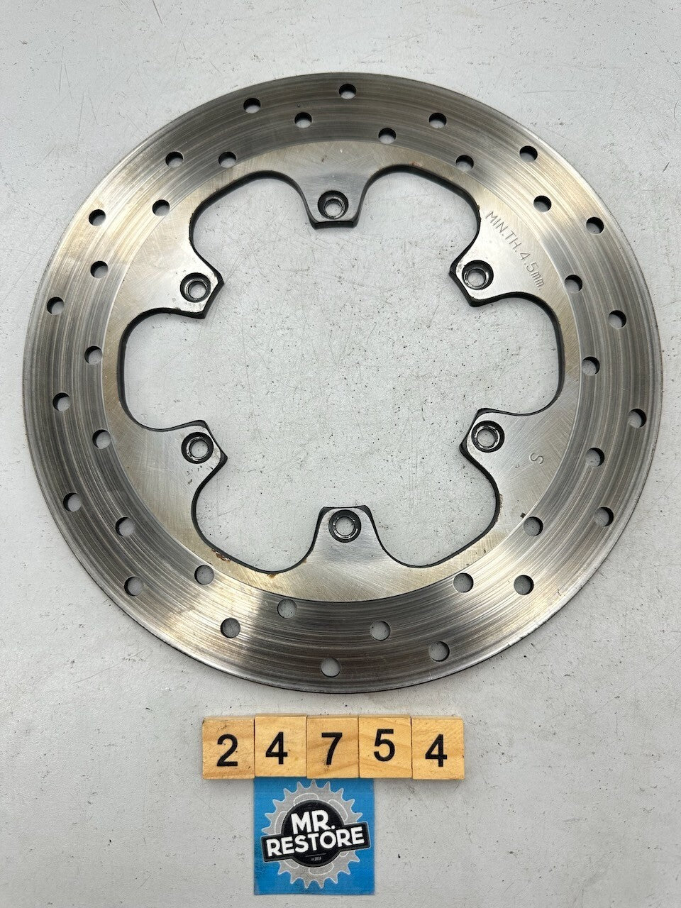 BMW G650GS 2008-16 F650GS 1999-07 F650CS OEM Brake Disc @4.92mm 34212345314