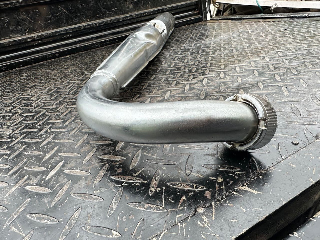 Suzuki GT250 L/H Exhaust Pipe Silencer Muffler & Baffle