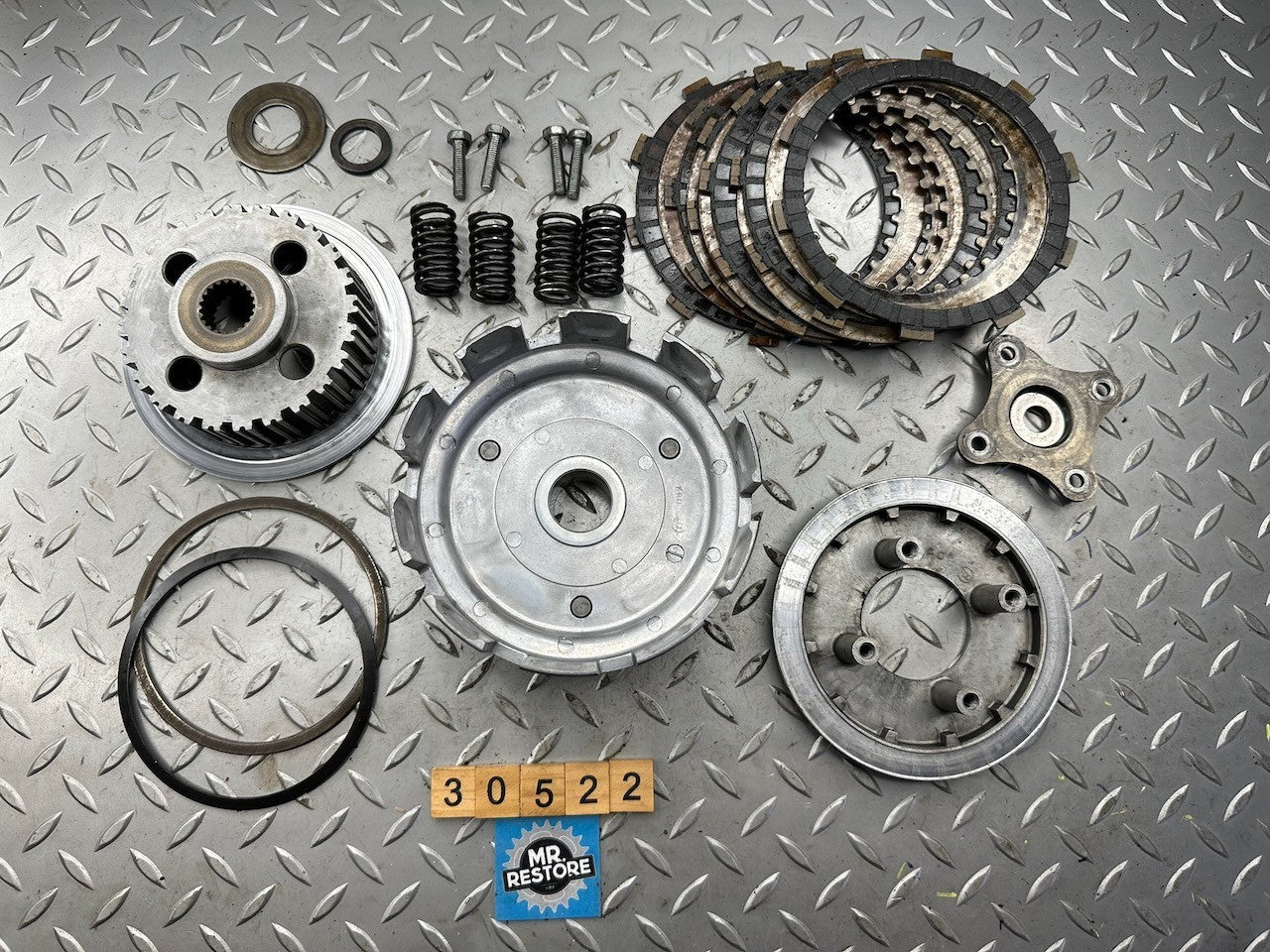 Honda CBX250 84-85 Clutch Assy.  22100-KR0-010 22350-KF0  22120-KF0-010