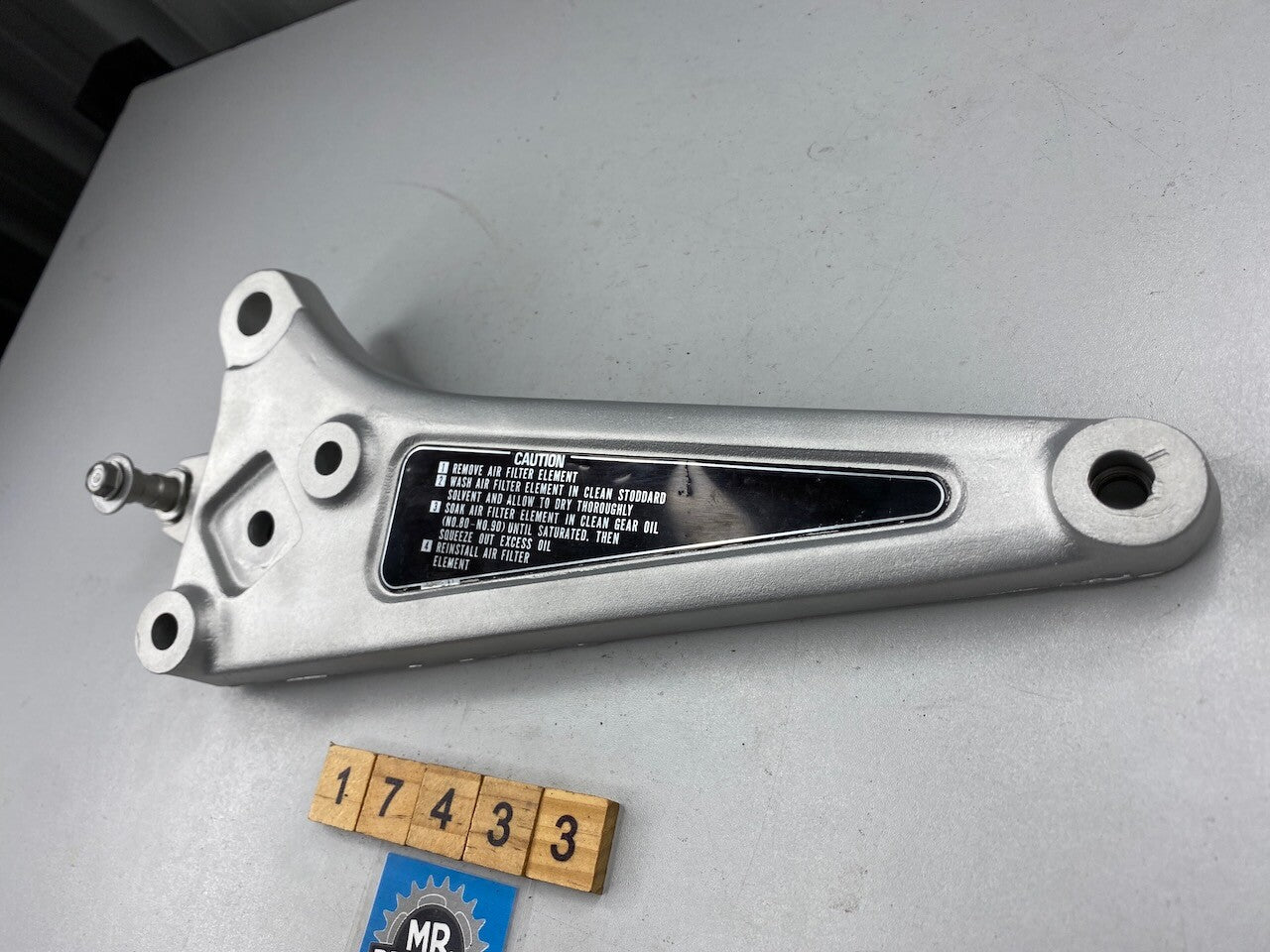 Honda CB250RS Left Hand Foot Rest Bracket - Vapour Blasted