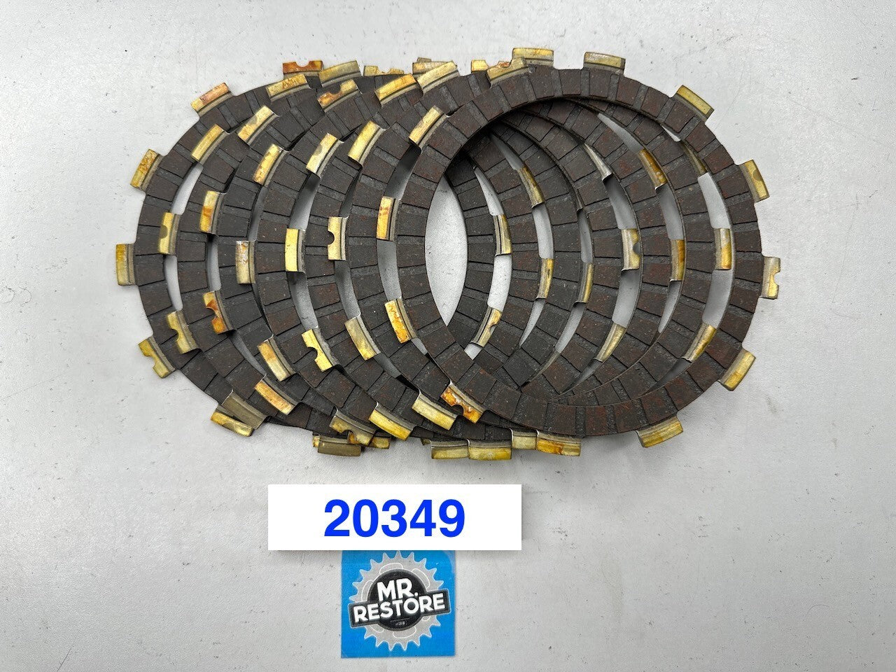 Suzuki DR650 DR350 DR250 RMX250 VS1400 Clutch Driven Plate x 7 - 21441-12D01