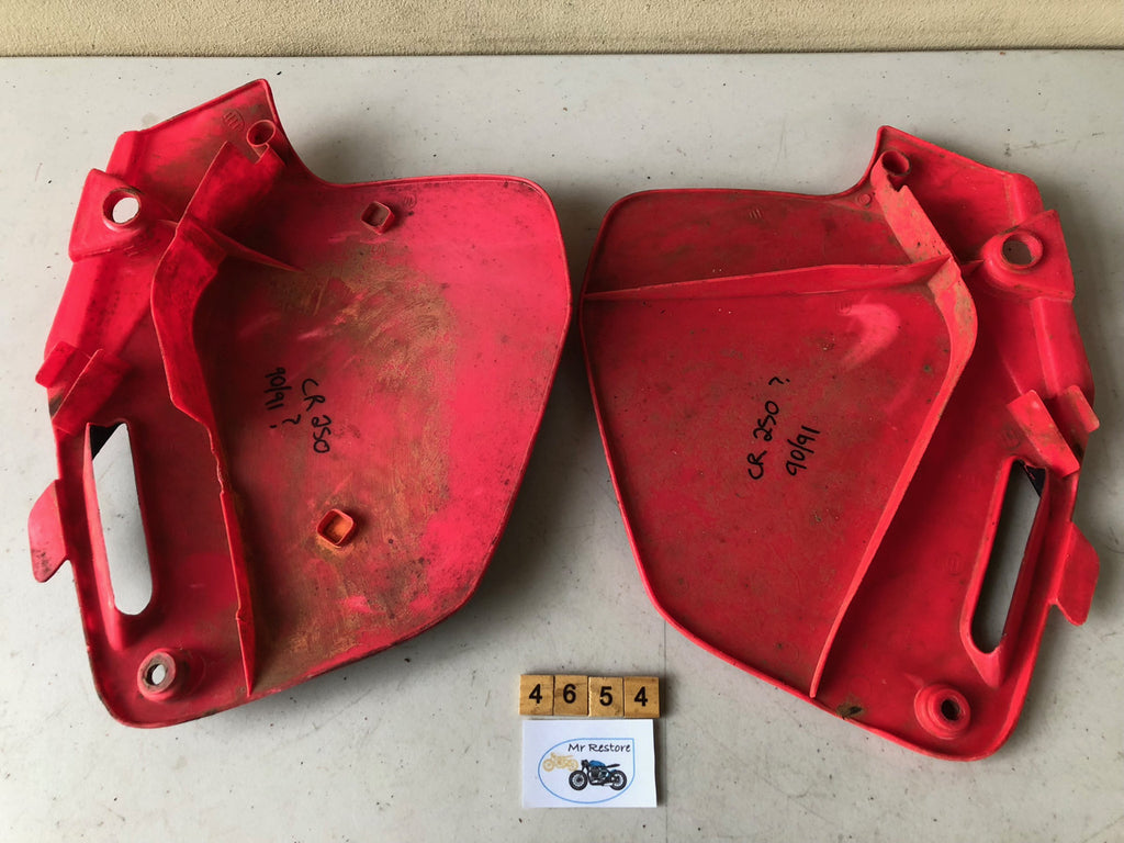 Honda Motorcycle VMX Side Panels - Pair - 1990-91 (possibly CR250)