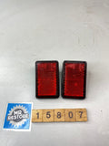 Kawasaki GPX250 EX250 Rear Fender Side Reflectors OEM Stanley Pair