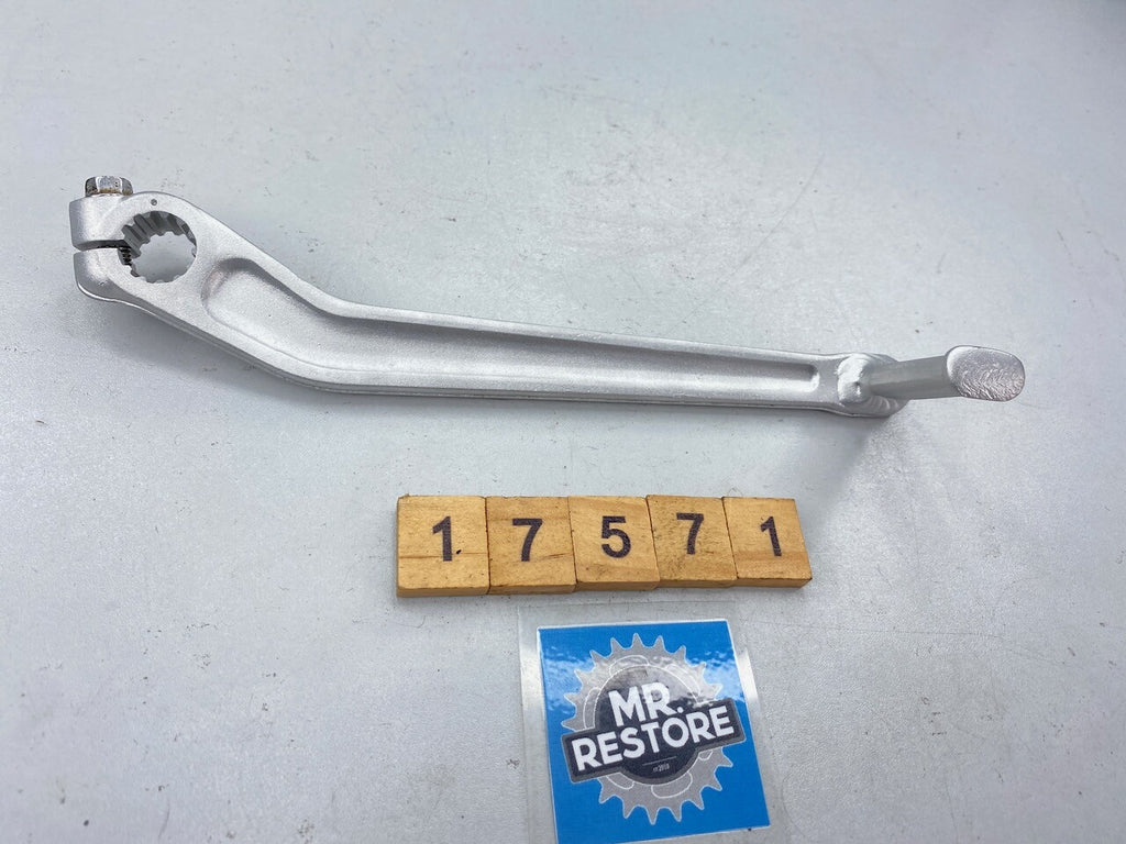 Suzuki RG500 RG400 OEM Rear Brake Pedal & Bolt - Vapour Blasted - 43110-20A01