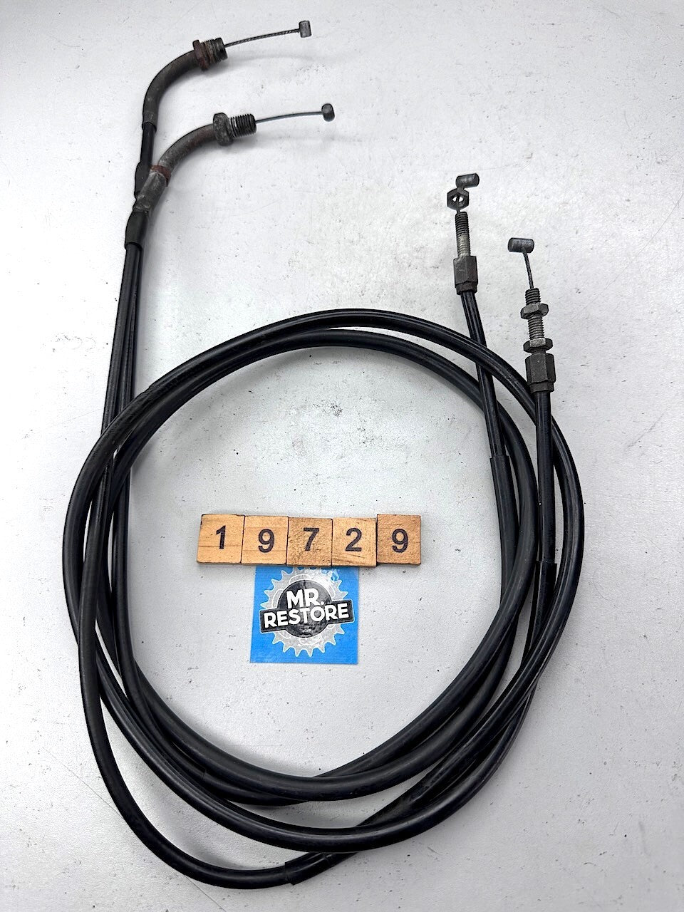 Honda CX500 GL500 GL400 Throttle Cable Pair 17920-449-010  17910-449-010