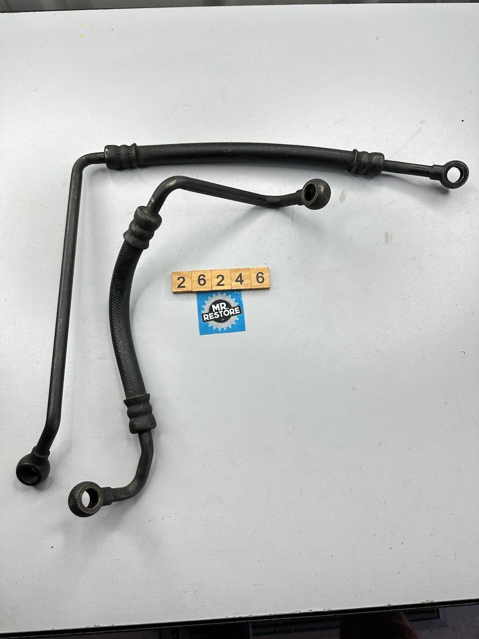 Kawasaki ZZR1100 ZX1100 Ninja ZX-11 - Pair of Oil Cooler Hose Line Pipes
