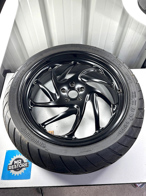 BMW F800S Rear Wheel With Good Condition Continental Tyre Fitted 7589363