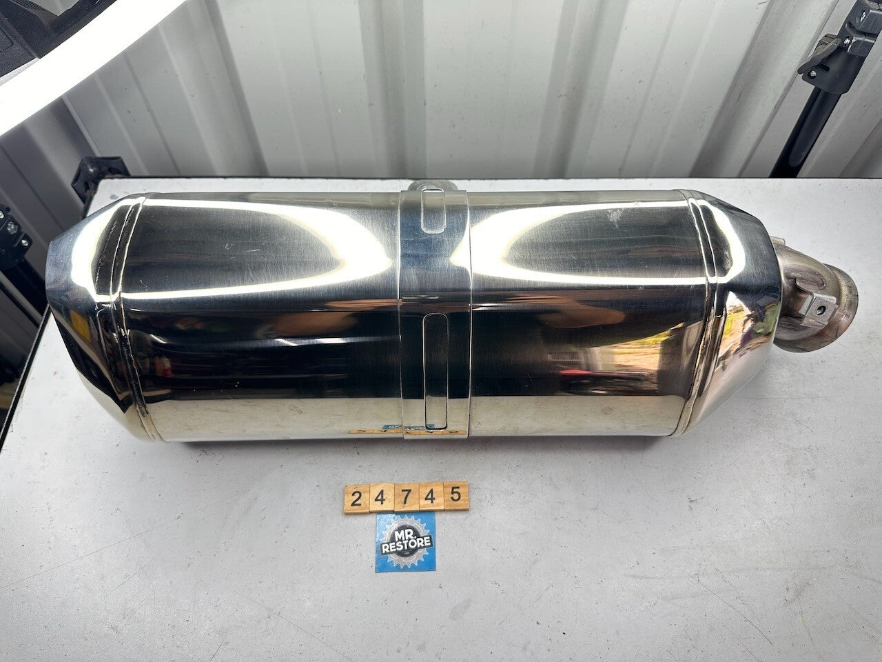 BMW K1300R K1300S OEM Catalytic Converter Muffler End Can 18127713437