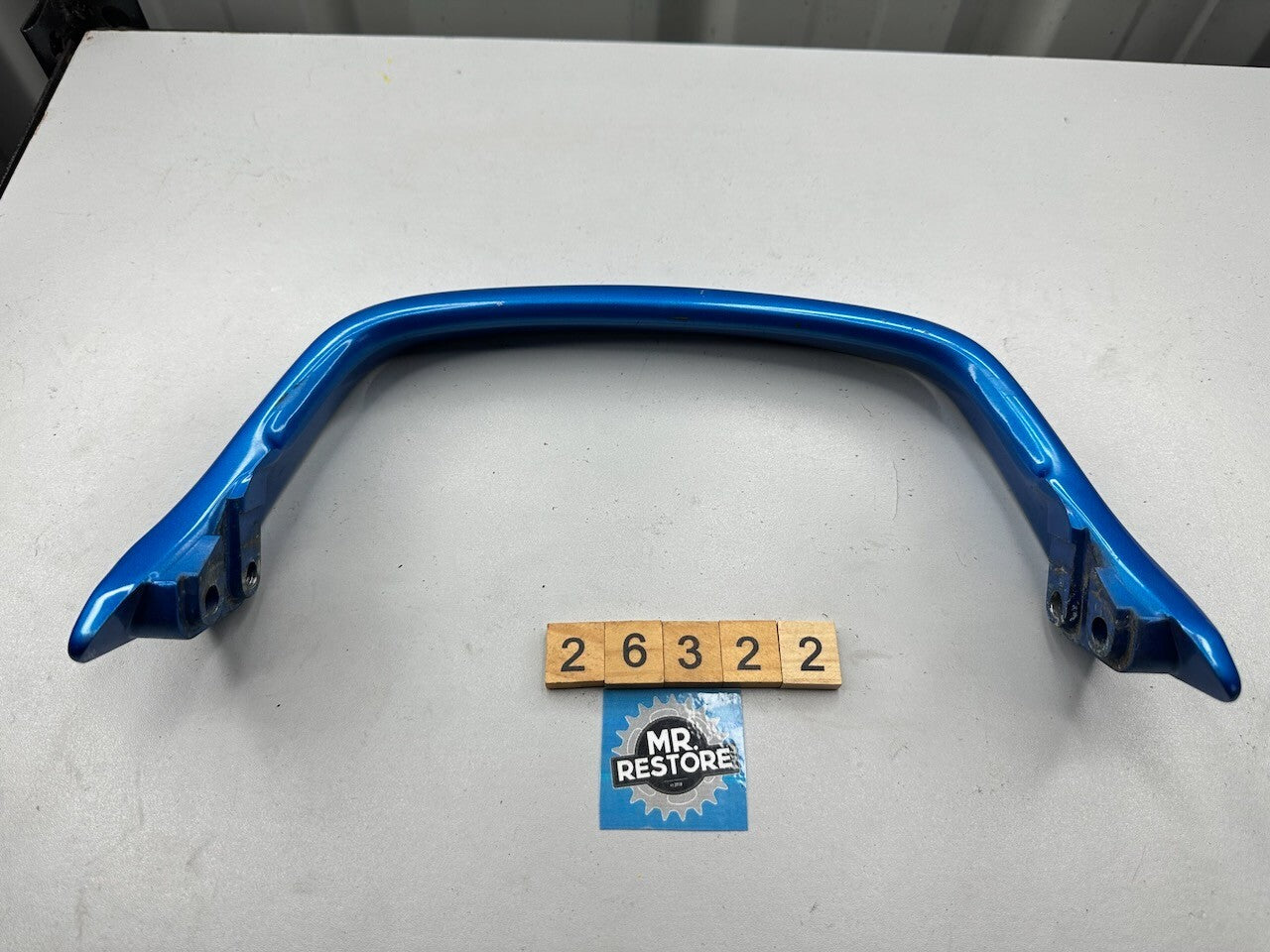 Yamaha XJR1300 Seat Grab Rail in OEM Metallic Blue 4KG-24773-00-PE