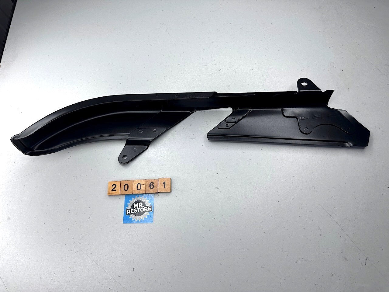 Yamaha XS400 OEM Chain Guard - Repainted in Black