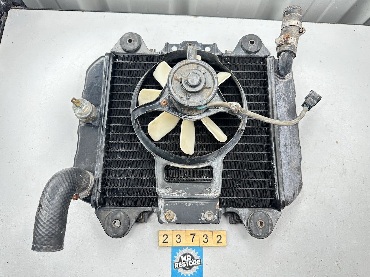 Kawasaki ZZR250 ZX250 EX250 '88-07' Radiator & Fan 39060-1087  59502-1066