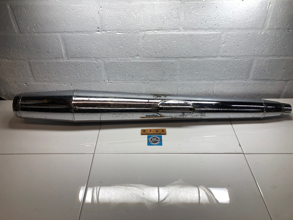 Triumph 1970's T140 Silencer Muffler Exhaust Pipe