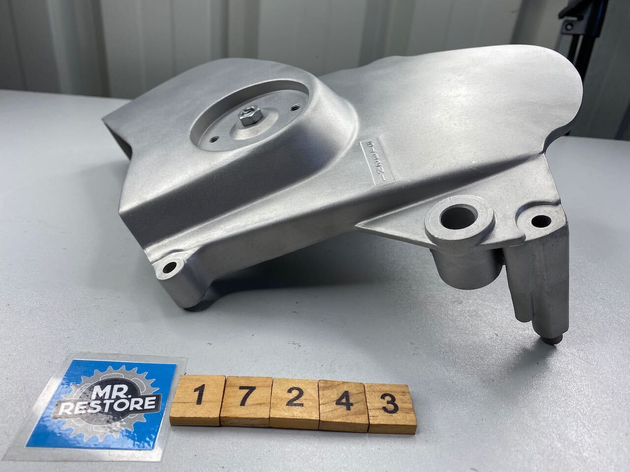 Kawasaki Z750 KZ750 LTD Left Engine Crank Case Cover - Vapour Blasted