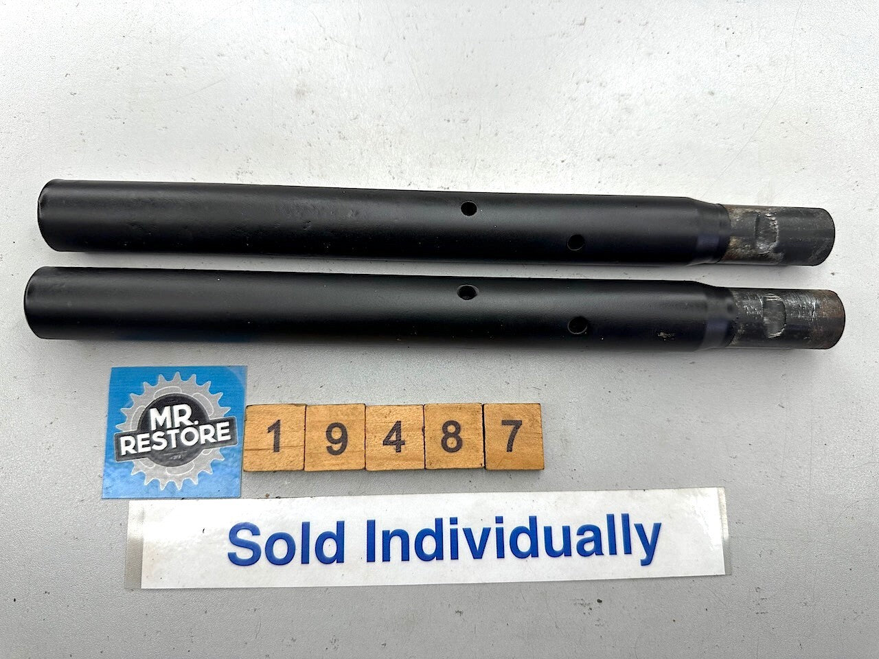 Kawasaki GT550 OEM Solid Handlebar Handle - Straight & Repainted 46003-1118