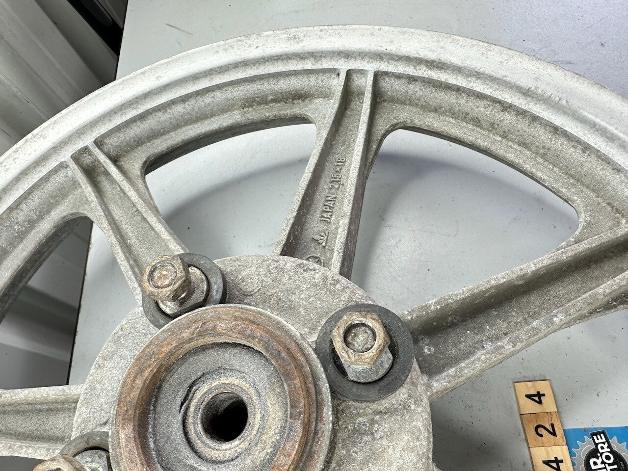 Yamaha 18 x 2.15 Vintage Rear Alloy Wheel (RD400 Daytona? XS ?)