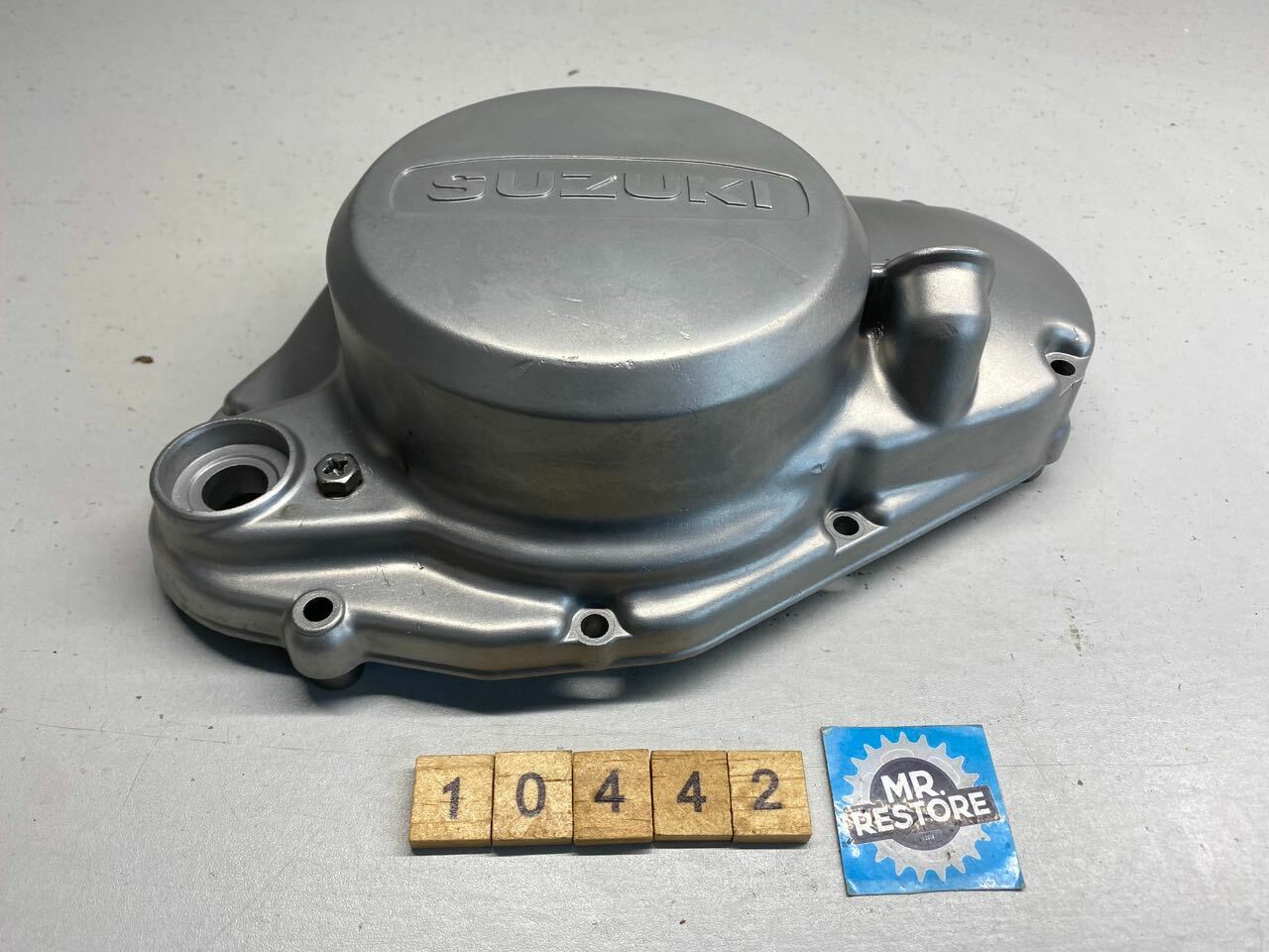 Suzuki TC185 Crankcase Clutch Cover - Vapour Blasted