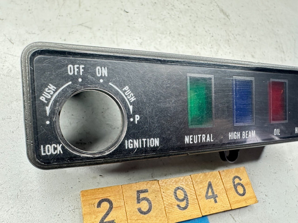 Kawasaki Z1300 KZ1300 '79-82' Pilot Lamp Meter Lights Dash Cover