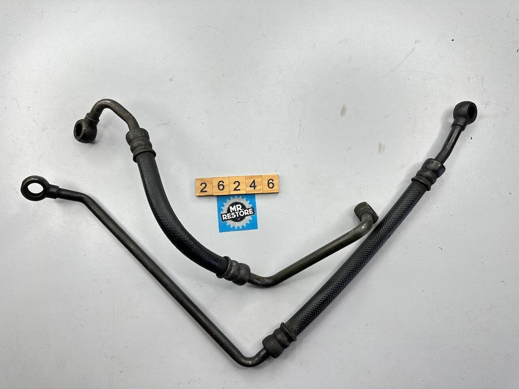 Kawasaki ZZR1100 ZX1100 Ninja ZX-11 - Pair of Oil Cooler Hose Line Pipes