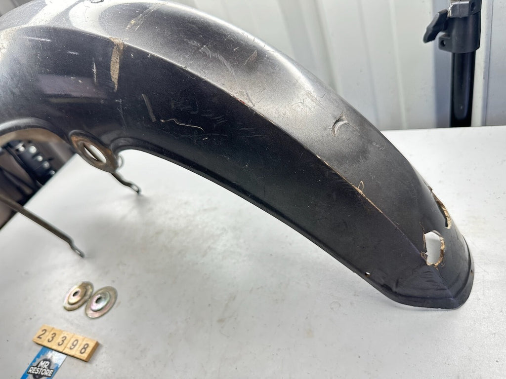 Yamaha V70 V80 V90 Front Mudguard Fender & Bracket (damaged)