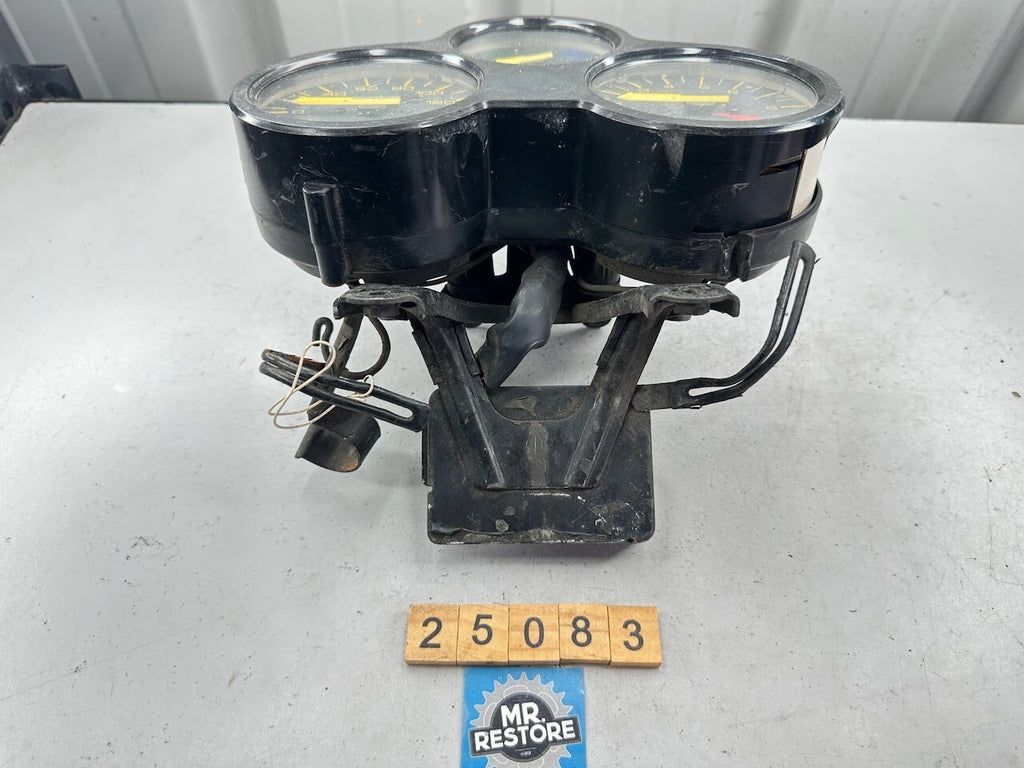 Honda CBX250 KMH Meters Dashboard, Harness & Bracket (Tested)