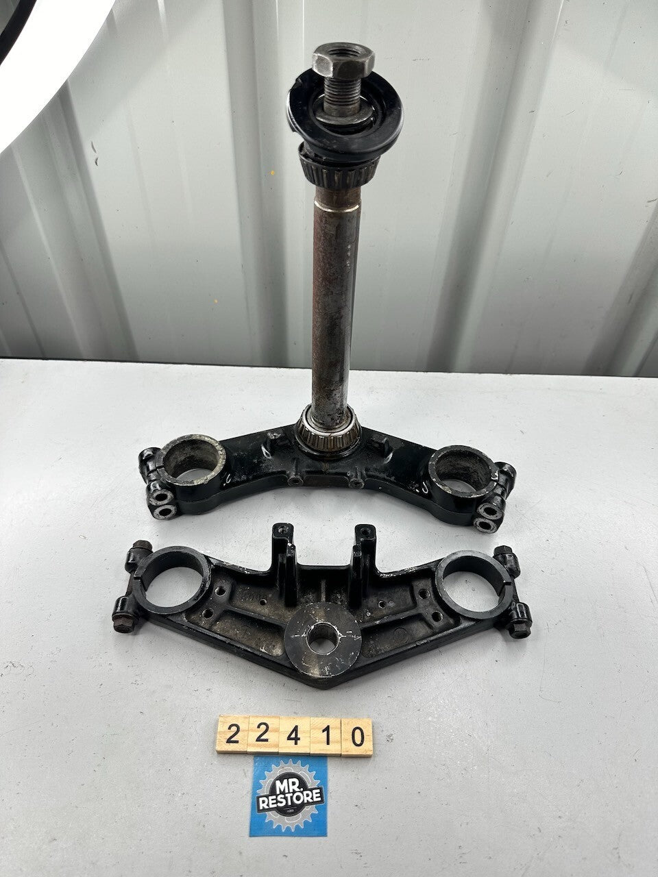 Kawasaki GPZ1000RX ZX1000 1986-88 Triple Tree Fork Clamp & Stem assy.