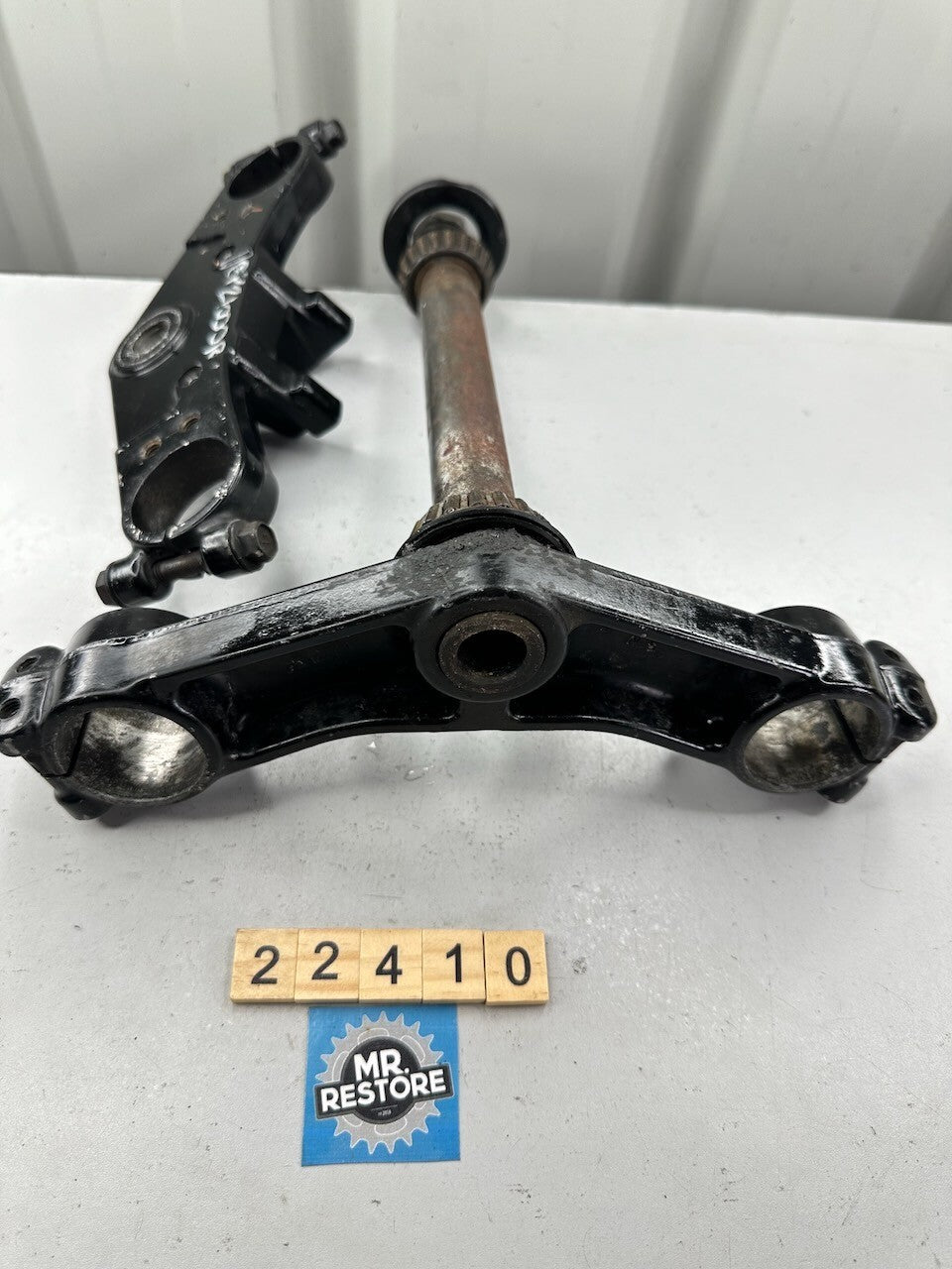 Kawasaki GPZ1000RX ZX1000 1986-88 Triple Tree Fork Clamp & Stem assy.