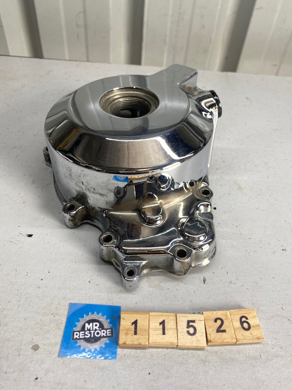 Kawasaki ZZR250 L/H Engine Side Cover - Chrome plated